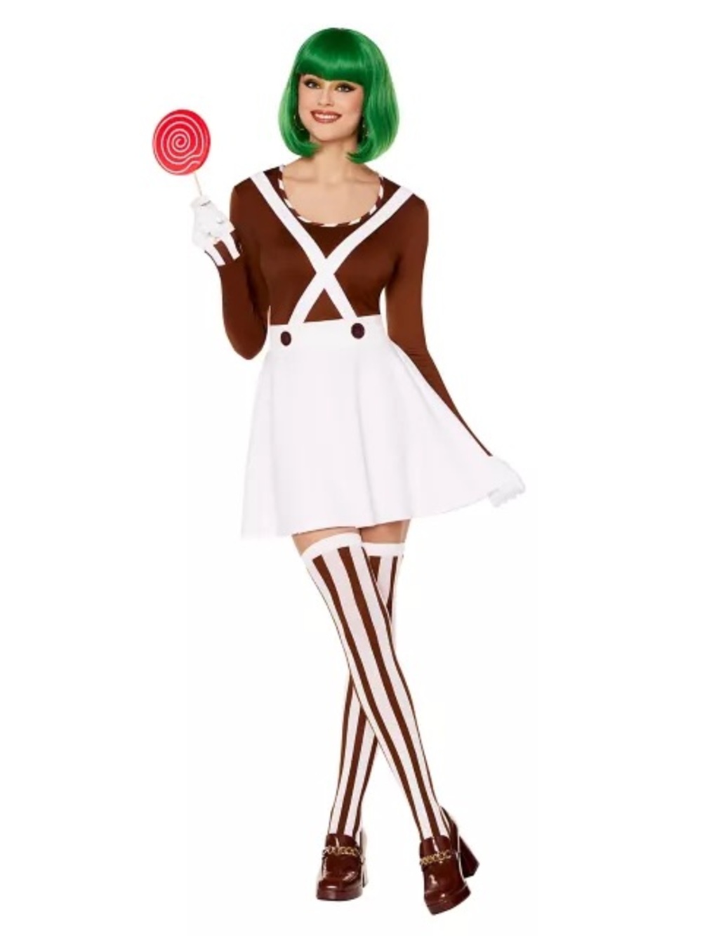 Willy Wonka Oompa Loompa Women’s Costume Adult Small 4-6 Spirit Halloween